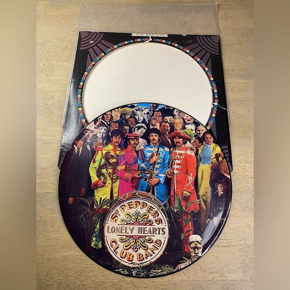 RARE Beatles Sgt. Peppers Lonely Hearts Club Band Vinyl LP Ltd Pic Ed Disc - Picture 8 of 9